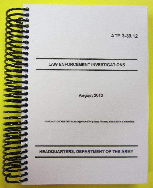 ATP 3-39.12 Law Enforcement Investigations